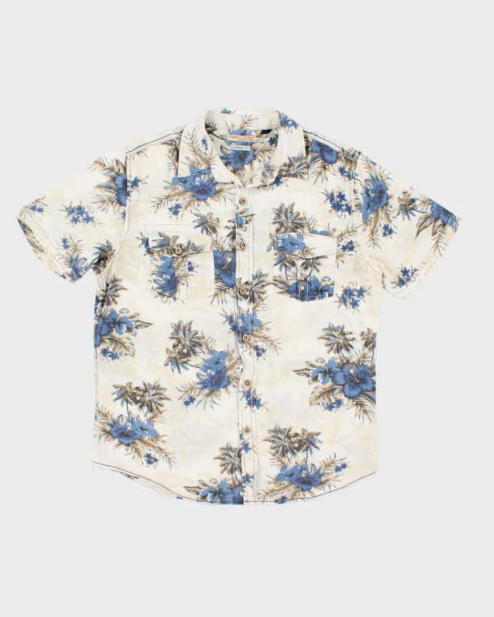 Vintage 2000's Point Zero Floral Print Hawaiian Shirt - M sold by Rokit