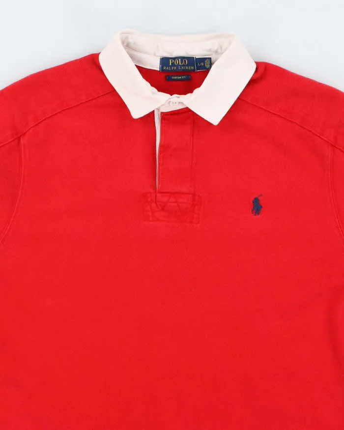 Men's Polo by Ralph Lauren Red Collared Shirt - L sold by Rokit product image thumbnail 3