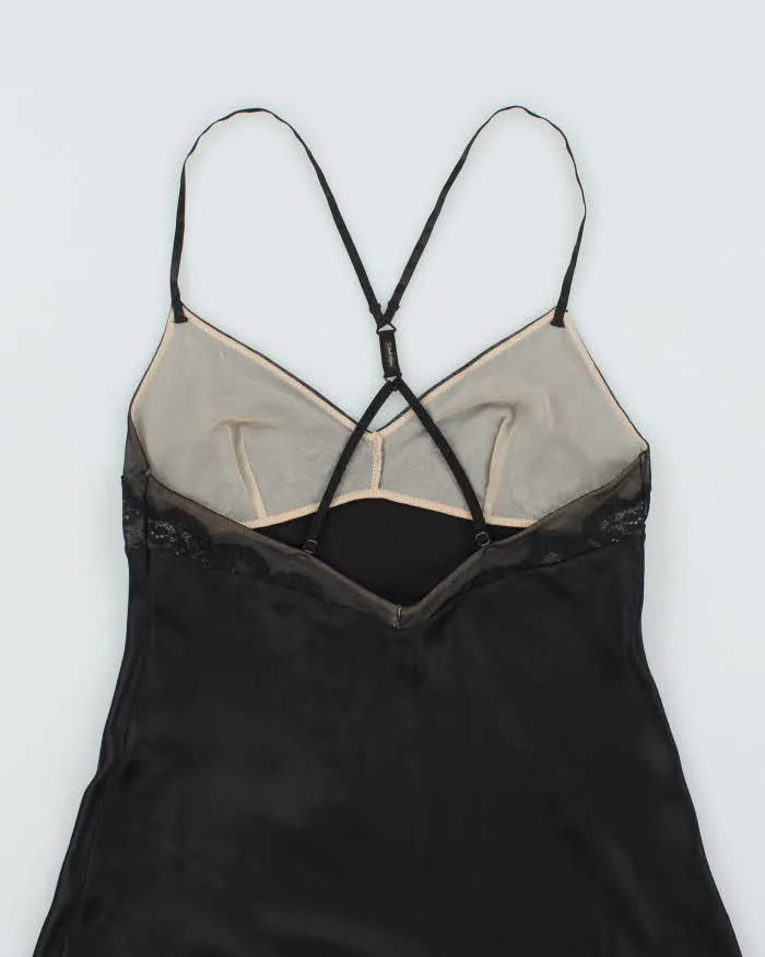 Calvin Klein Black Lace Detail Slip - XS sold by Rokit product image thumbnail 4