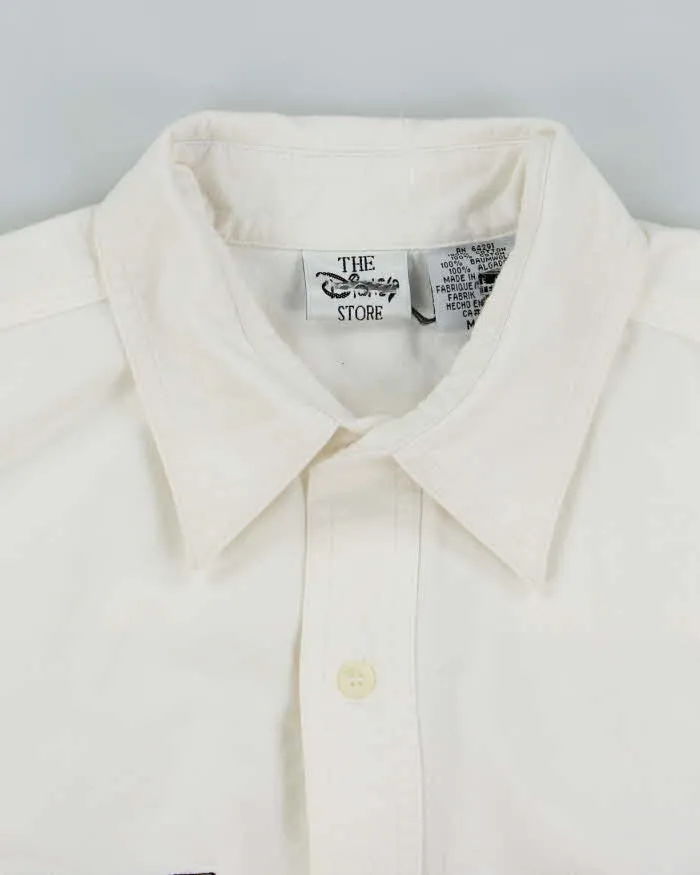 Vintage 90's Disney Embroidered Mickey Mouse Wardrobe White Shirt - M sold by Rokit product image thumbnail 5