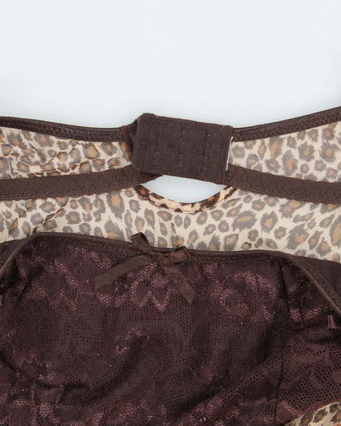 Vintage Y2k 00s Leopard Print Mesh Slip Dress - M sold by Rokit product image thumbnail 5