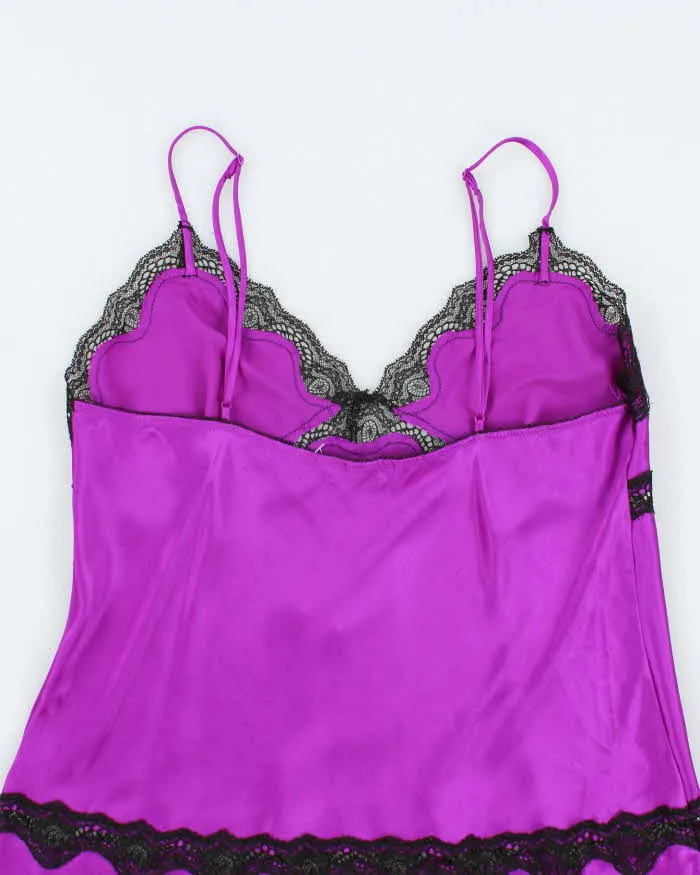 Victoria's Secret Purple Satin Lingerie Slip - L sold by Rokit product image thumbnail 4