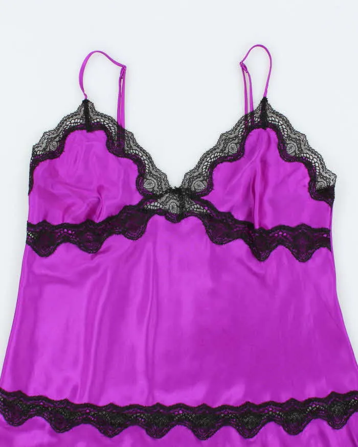 Victoria's Secret Purple Satin Lingerie Slip - L sold by Rokit product image thumbnail 3