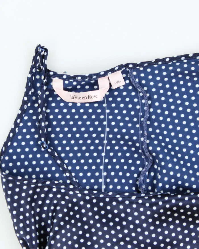 Vintage Y2k 00s La Vie En Rose Polka Dot Slip Dress - M sold by Rokit product image thumbnail 5