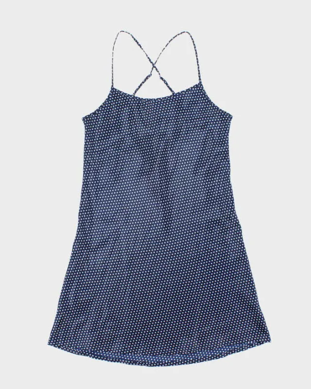 Vintage Y2k 00s La Vie En Rose Polka Dot Slip Dress - M sold by Rokit