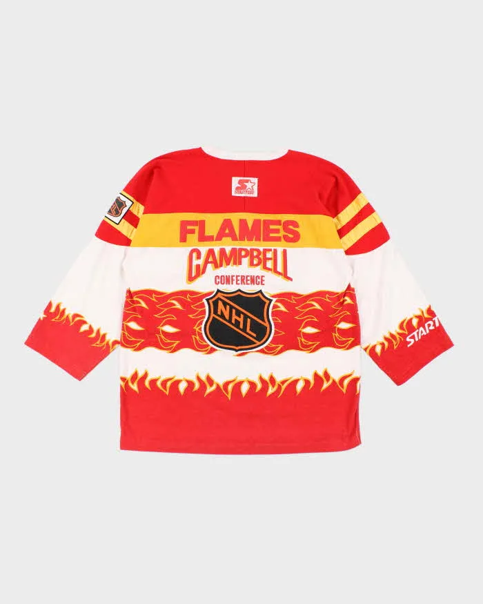 Men's 1990s Starter Flames Calgary Sports Jersey Shirt - XL sold by Rokit product image thumbnail 2