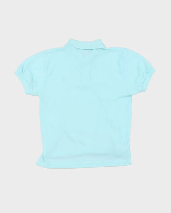 Vintage 1990s Polo by Ralph Lauren Robin's Egg Blue Collared T-Shirt - S sold by Rokit product image thumbnail 2