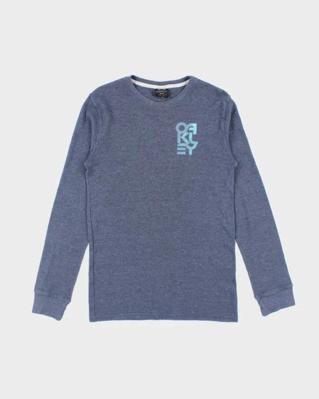 Men's Oakley Slate Grey Thermal Shirt - M made by Rokit