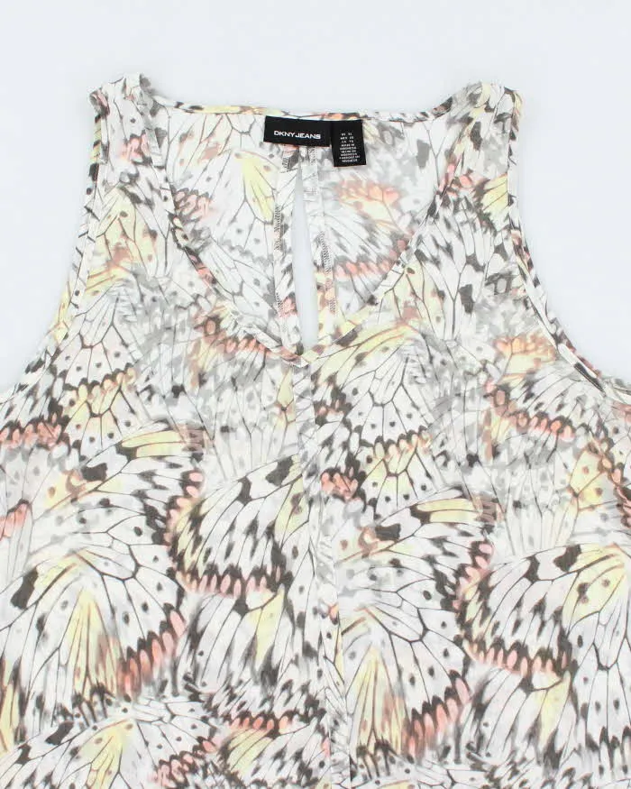 DKNY Jeans Monarch Wing Print Tunic Tank Top - XL sold by Rokit product image thumbnail 3