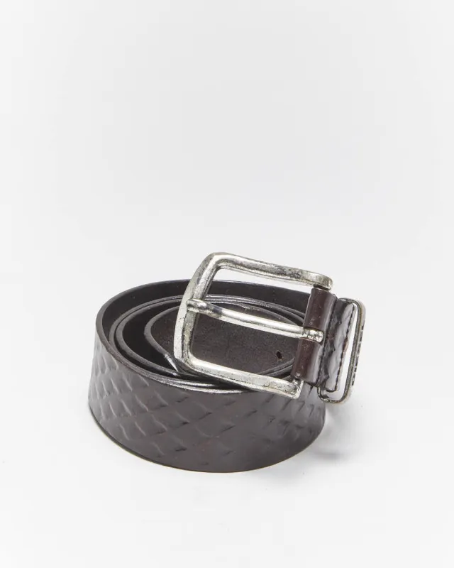 Vintage Y2k 00s Diesel Leather Belt - W34-W38 sold by Rokit