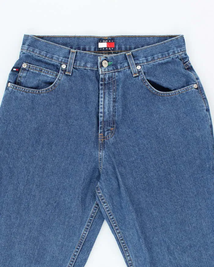 Vintage Tommy Hilfiger Dark Wash Baggy Fit Jeans - W31 L30 sold by Rokit product image thumbnail 3