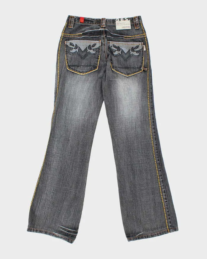Vintage Y2K Gesture Grey Wash Flared Jeans - W28 L33 sold by Rokit product image thumbnail 2