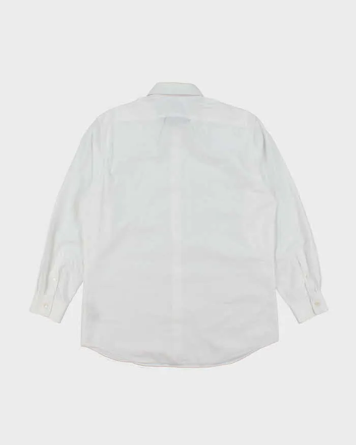 Vintage Y2K Burberry Patterned White Long Sleeve Shirt - L sold by Rokit product image thumbnail 2