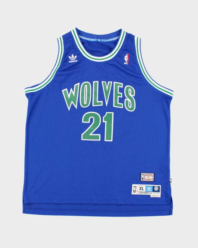 Vintage Hardwood Classics Minnesota Timberwolves NBA Basketball Jersey - XL sold by Rokit
