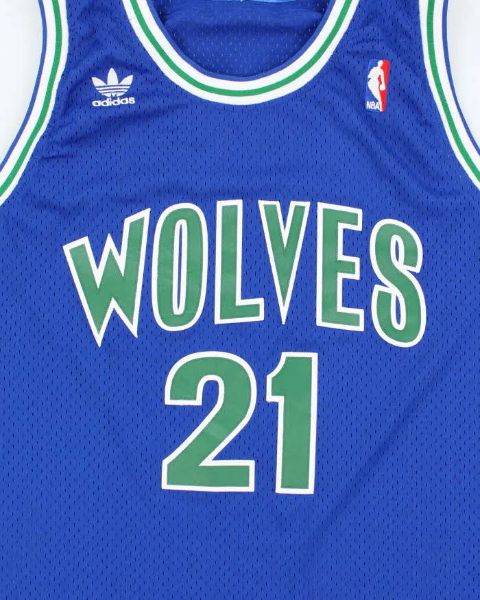 Vintage Hardwood Classics Minnesota Timberwolves NBA Basketball Jersey - XL sold by Rokit product image thumbnail 3