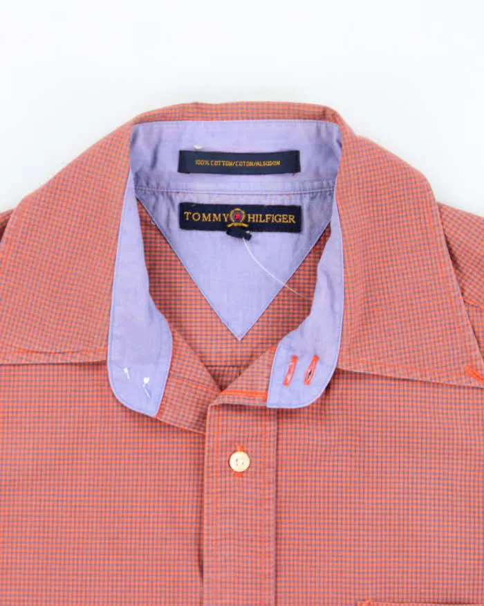 Vintage 90's Tommy Hilfiger Oversized Check Long Sleeve Shirt - M sold by Rokit product image thumbnail 5