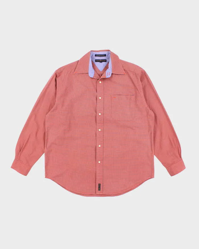 Vintage 90's Tommy Hilfiger Oversized Check Long Sleeve Shirt - M sold by Rokit