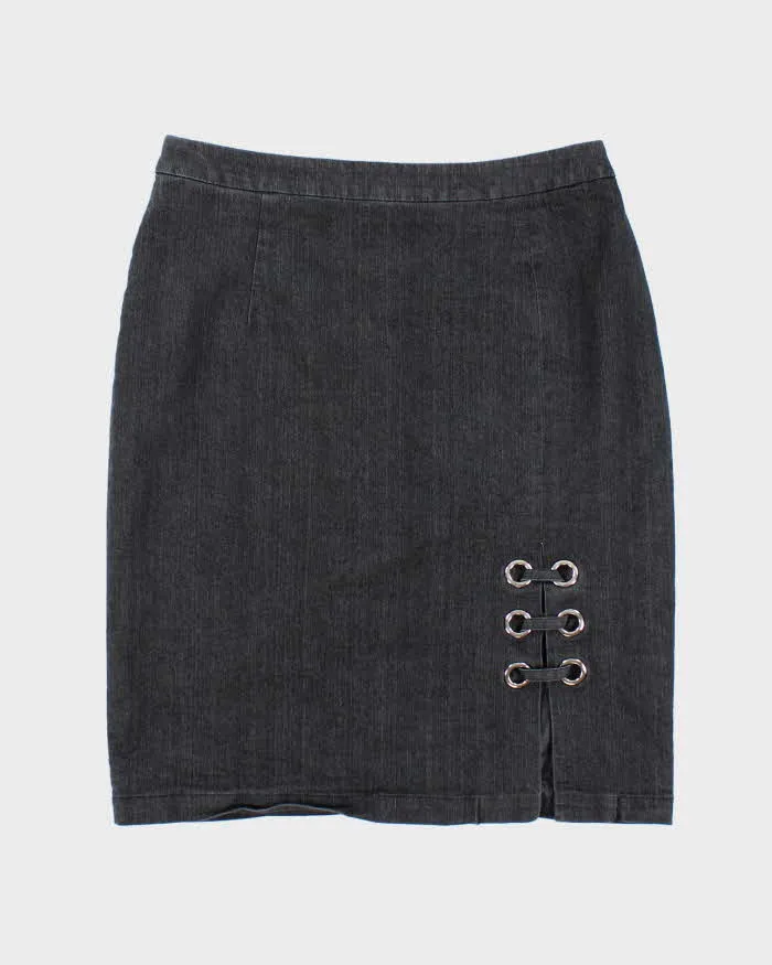 Vintage Y2k 00s Focus 2000 Eyelet Skirt - S sold by Rokit