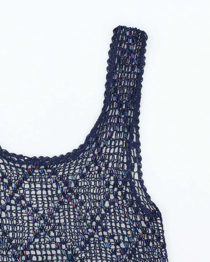 Vintage Y2k 00s Beaded Crochet Cami - S sold by Rokit product image thumbnail 3