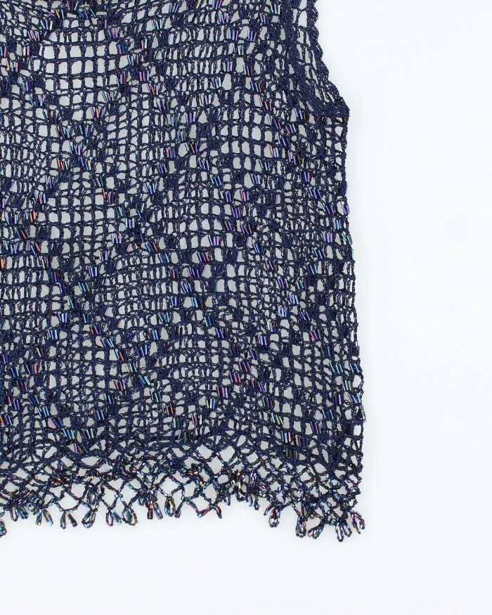 Vintage Y2k 00s Beaded Crochet Cami - S sold by Rokit product image thumbnail 4