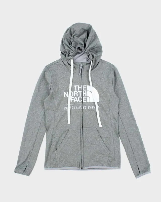 Women's The North Face Grey Zip Up Hoodie - S sold by Rokit
