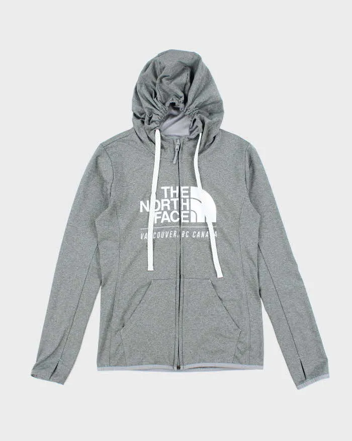 Women's The North Face Grey Zip Up Hoodie - S sold by Rokit