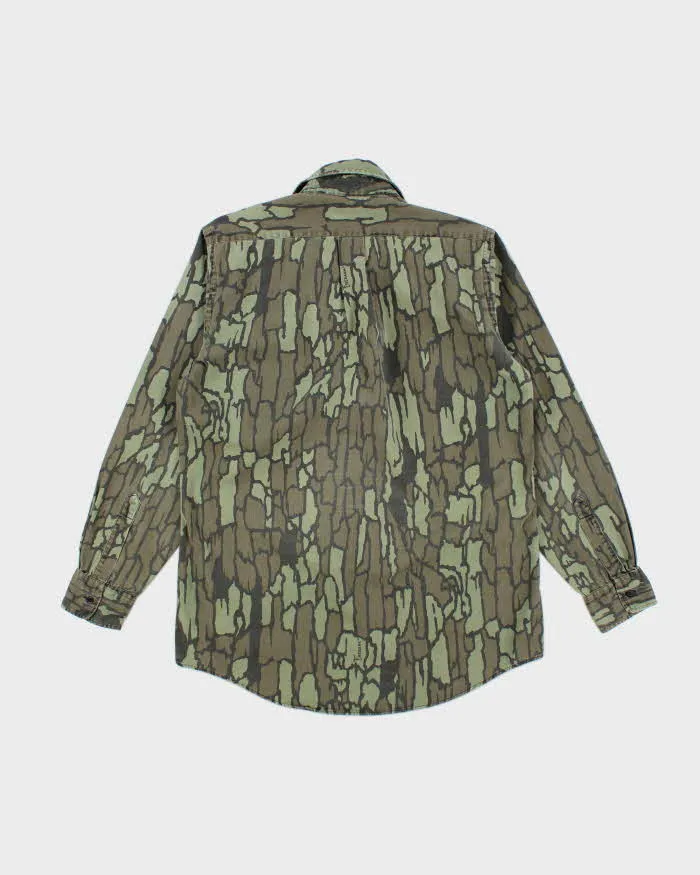 Vintage 90's L.L. Bean Tree Bark Camouflage Long Sleeve Shirt - L sold by Rokit product image thumbnail 2
