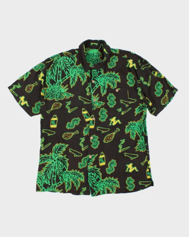 Vintage Shake Junt All Over Print Oversized Short Sleeve Shirt - XL sold by Rokit