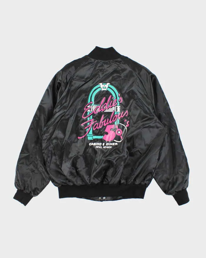 Vintage 80's Eddie Fabulous Rockin' Party Bomber Jacket - L sold by Rokit product image thumbnail 2