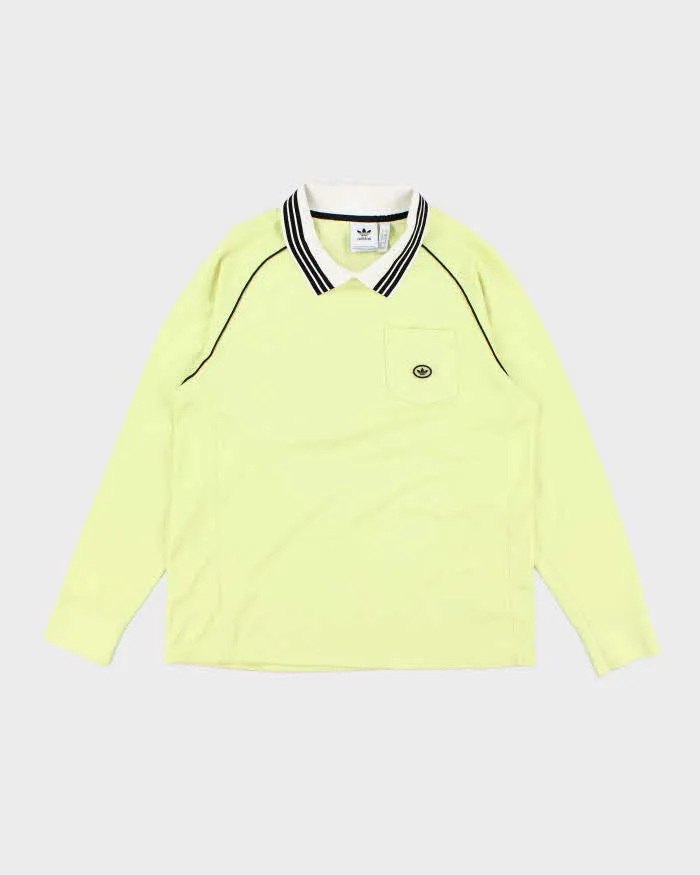 Men's Adidas Light Yellow Sports Jersey - L sold by Rokit