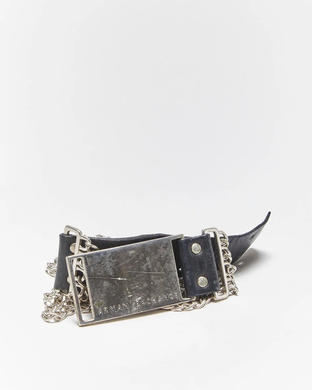 Vintage Y2k 00s Armani Exchange Chain Belt - W33-W34 sold by Rokit