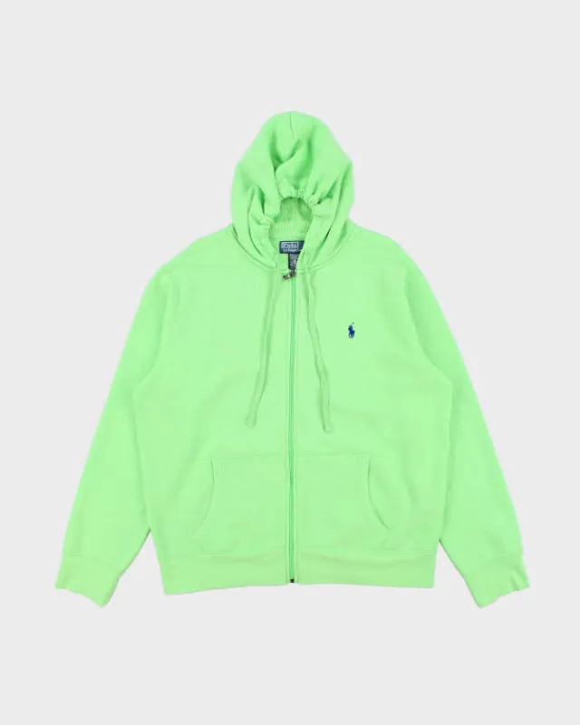 Men's Polo by Ralph Lauren Light Lime Green Pullover Hoodie - XL sold by Rokit