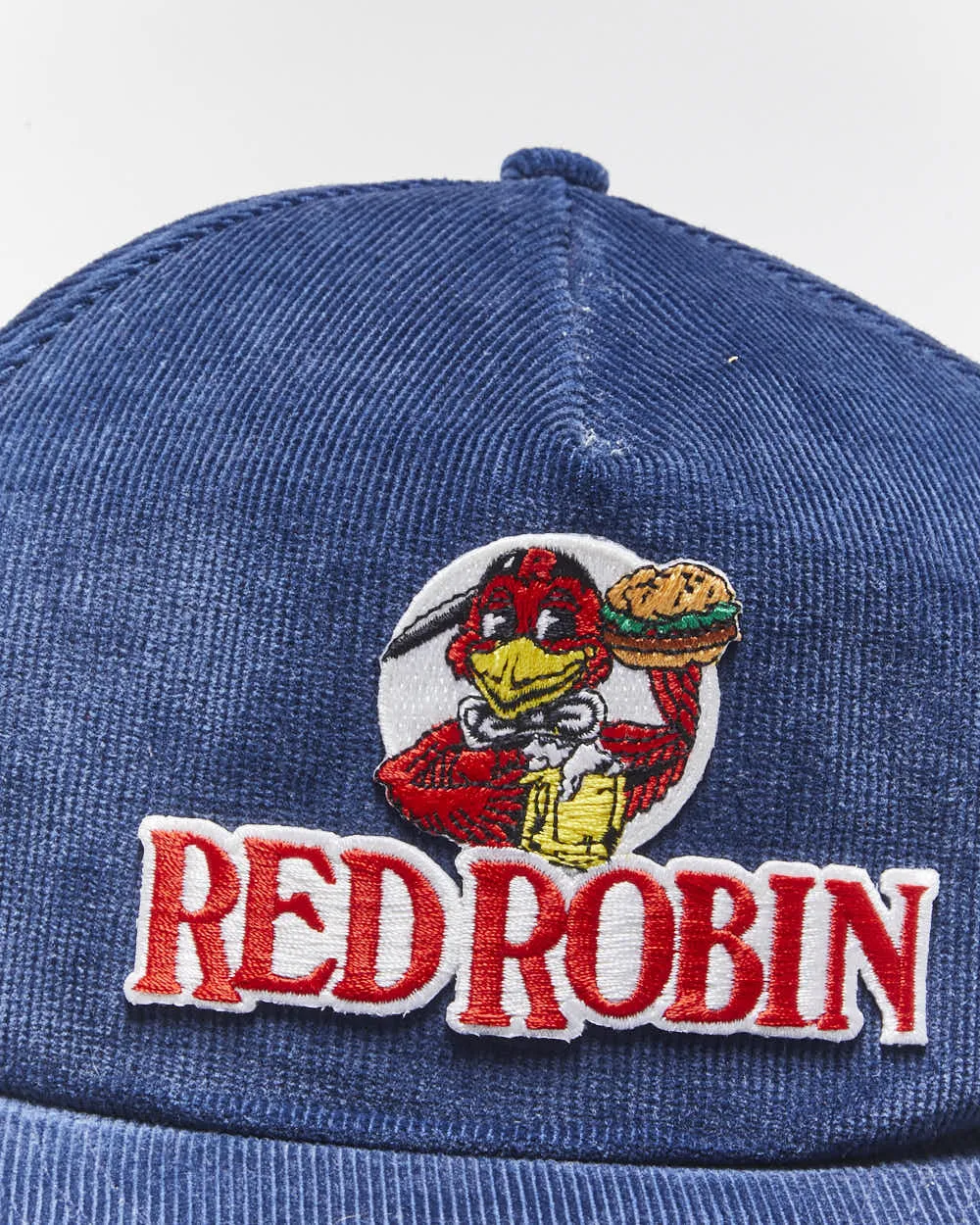 Vintage 90's Red Robin Embroidered Corduroy Snapback Cap - OS sold by Rokit product image thumbnail 3