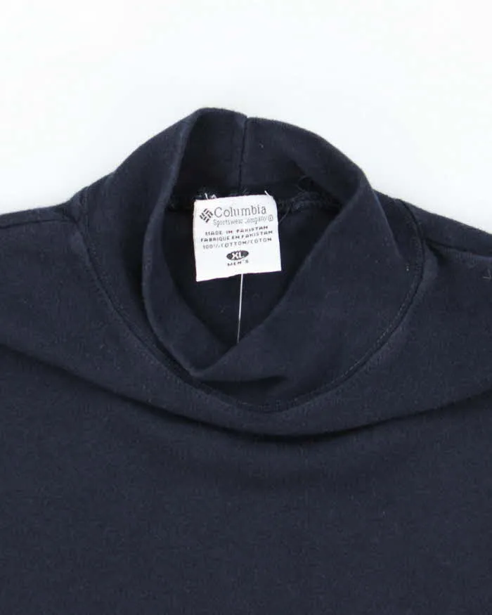 Vintage 90's Columbia Embroidered Logo Moc Neck Sweatshirt - XL sold by Rokit product image thumbnail 5