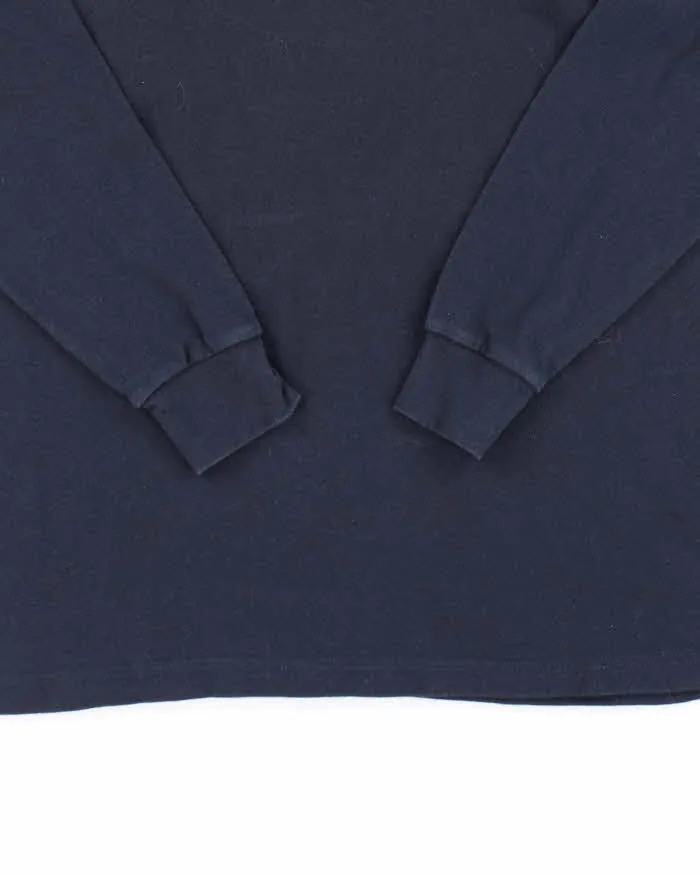 Vintage 90's Columbia Embroidered Logo Moc Neck Sweatshirt - XL sold by Rokit product image thumbnail 4