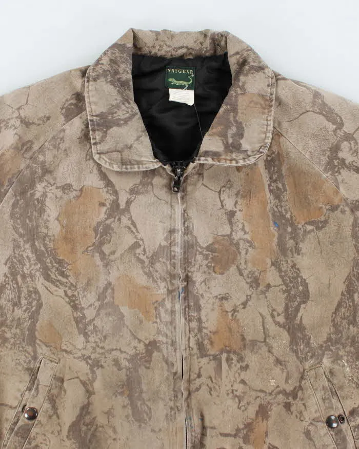 Vintage 90's Natgear Camouflage Lined Bomber Jacket - M sold by Rokit product image thumbnail 3
