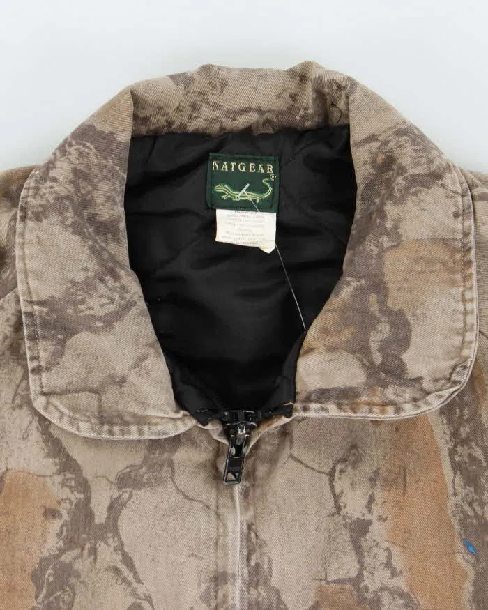 Vintage 90's Natgear Camouflage Lined Bomber Jacket - M sold by Rokit product image thumbnail 5