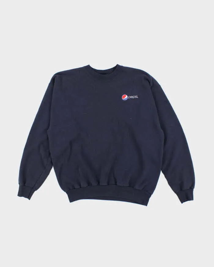 Vintage 90's Pepsi Embroidered Logo Sweatshirt - L sold by Rokit