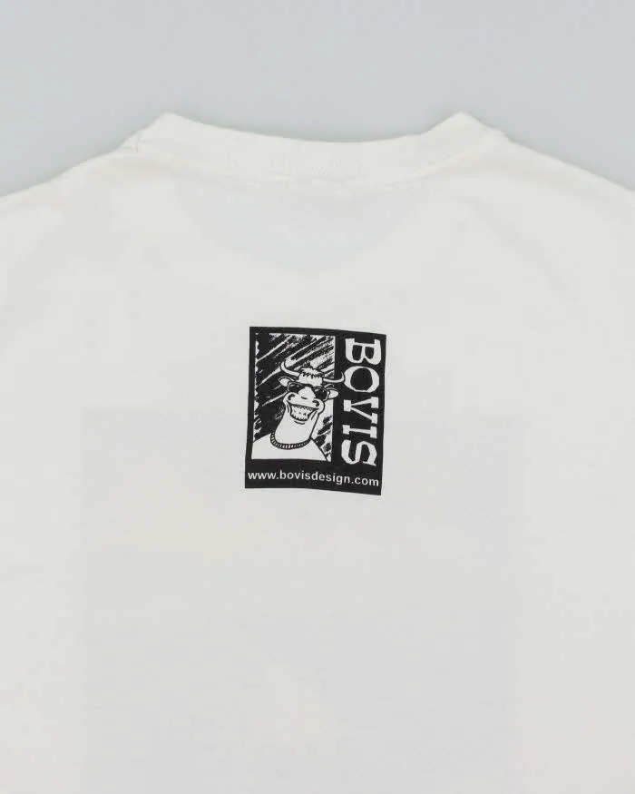 Vintage 90's Deep in Denial Bovis Art T-Shirt - L sold by Rokit product image thumbnail 4