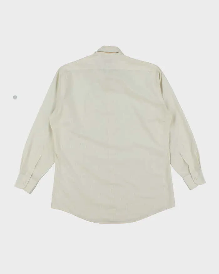 Vintage 90's Yves Saint Laurent Striped Long Sleeve Shirt - M sold by Rokit product image thumbnail 2