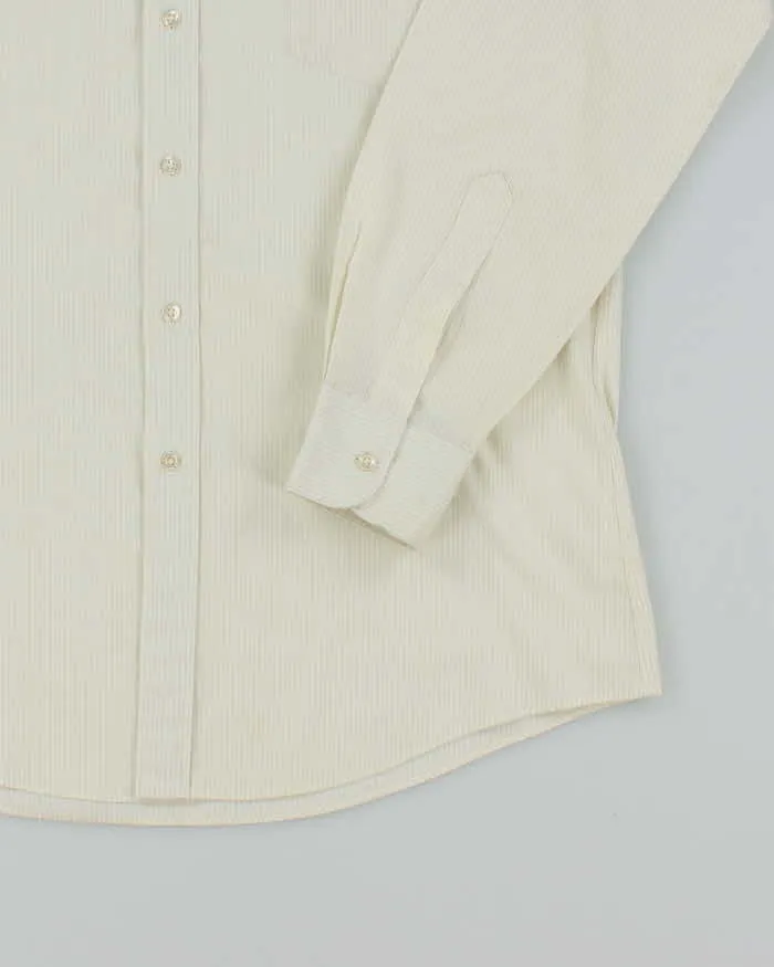 Vintage 90's Yves Saint Laurent Striped Long Sleeve Shirt - M sold by Rokit product image thumbnail 4