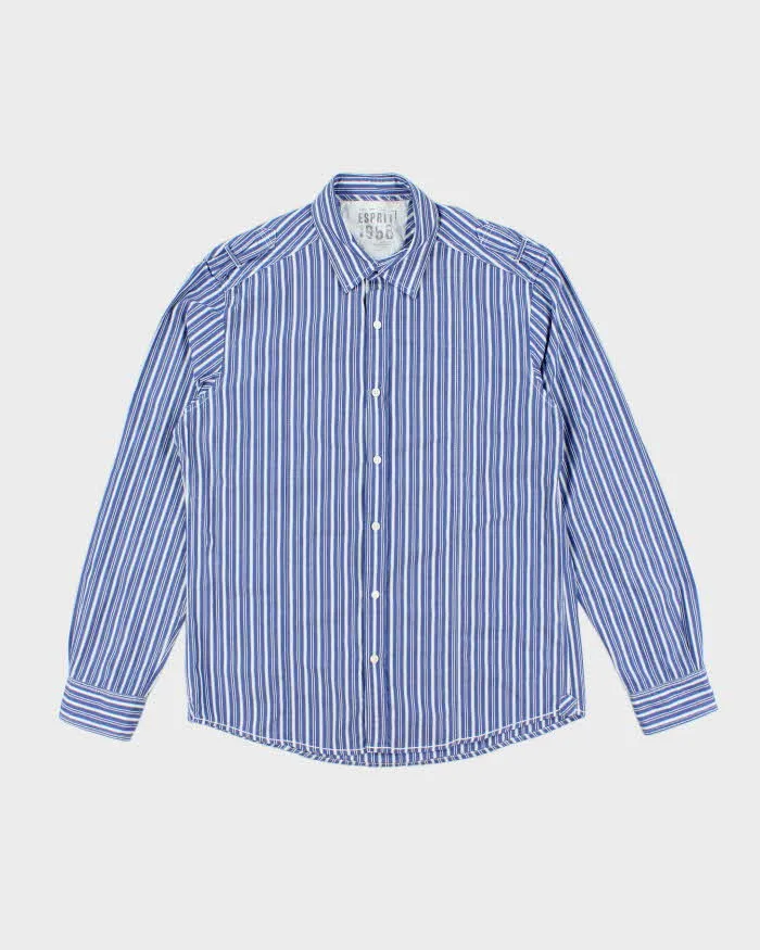 Vintage Y2K Esprit Striped Long Sleeve Shirt - L sold by Rokit
