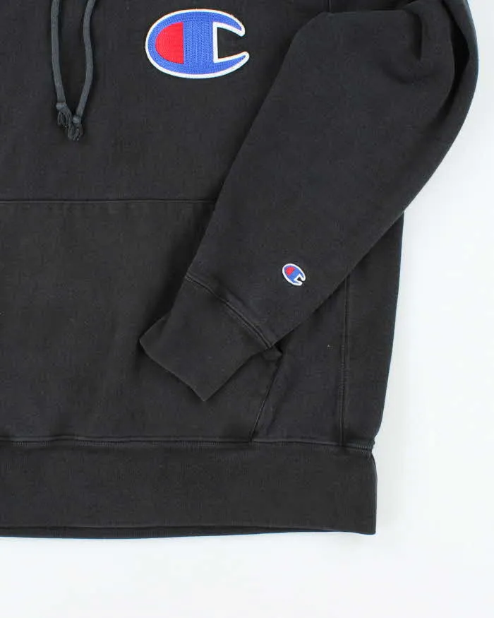 Vintage 2000's Champion Big Patch Logo Heavyweight Hoodie - L sold by Rokit product image thumbnail 4