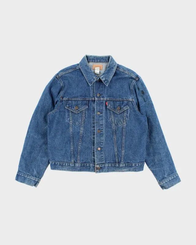 Vintage 90's Levi's Oversized Dark Wash Denim Jacket - L sold by Rokit