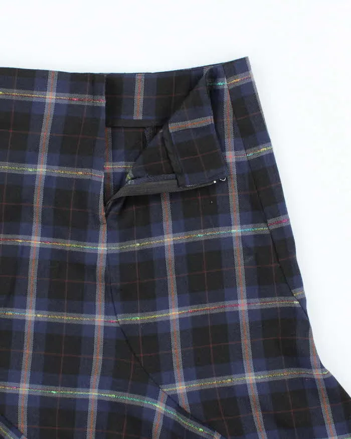 Vintage 00s Le Chateau Check Flare Hem Skirt - XS sold by Rokit product image thumbnail 4