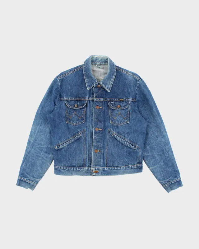 Vintage 90's Lee Dark Wash Faded Denim Jacket - M sold by Rokit