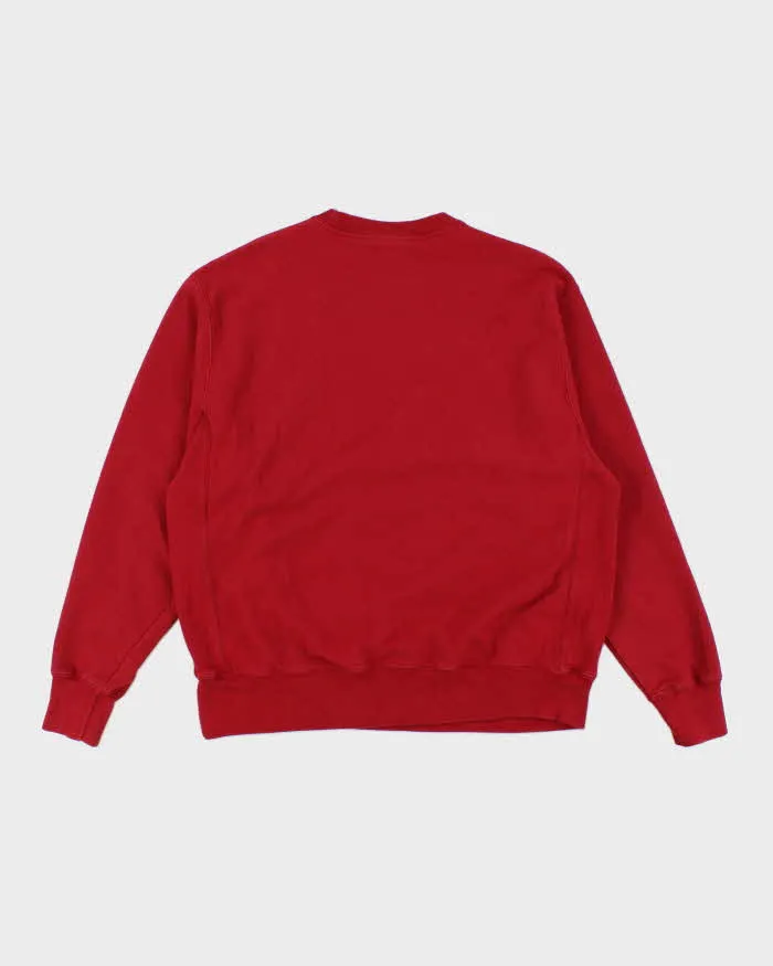 Men's Champion Red Sweatshirt - L sold by Rokit product image thumbnail 2