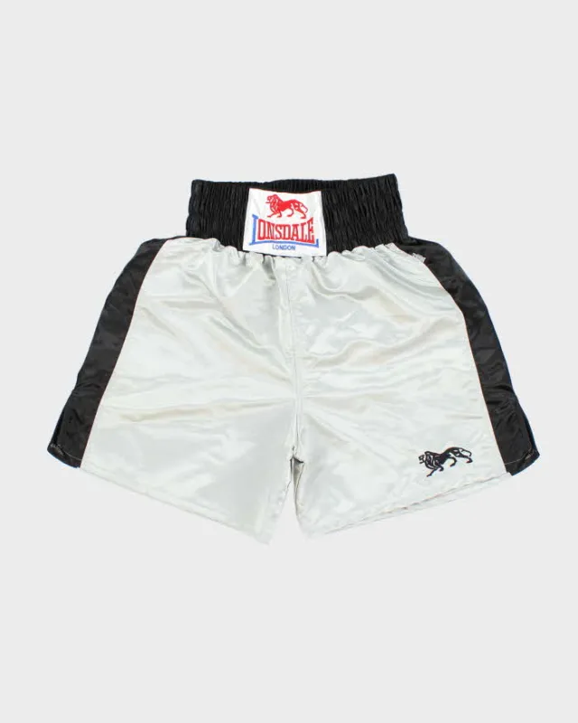 Vintage Y2K Lonsdale High Waisted Boxing Shorts - S sold by Rokit