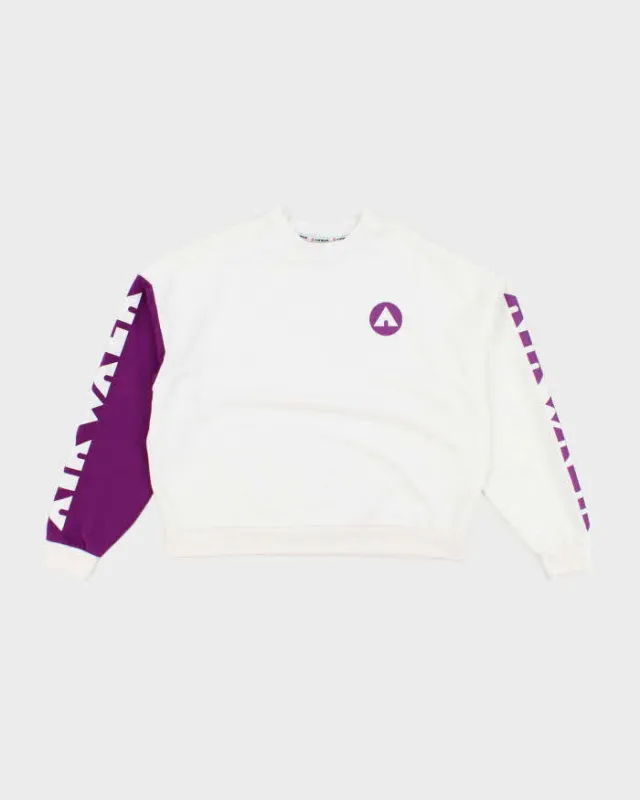 Vintage Y2K Air Walk Cropped Graphic Print Sweatshirt - XS sold by Rokit