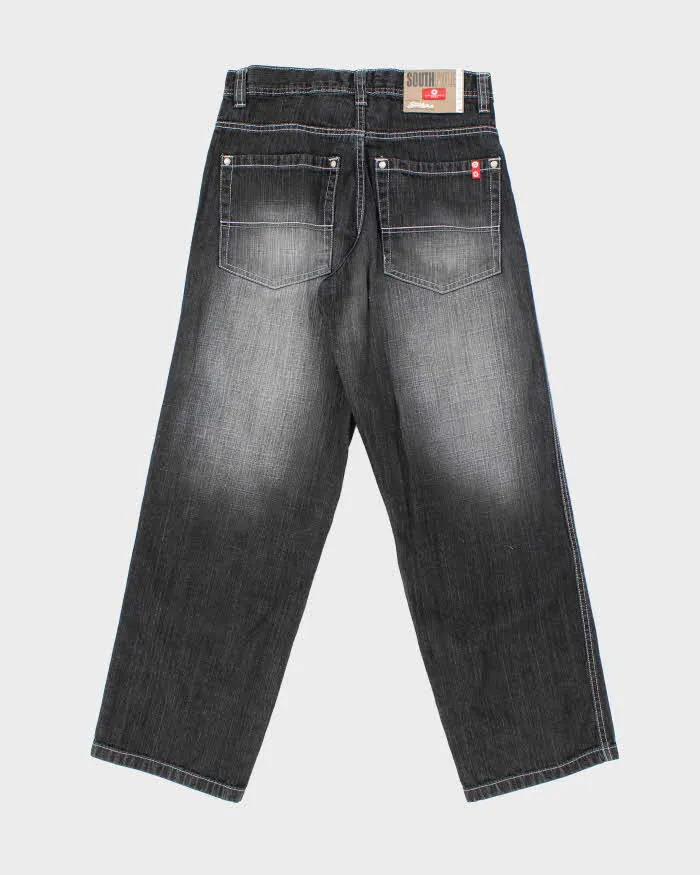 Vintage Y2K Southpole Grey Stone Wash Baggy Fit Jeans - W30 L30 sold by Rokit product image thumbnail 2